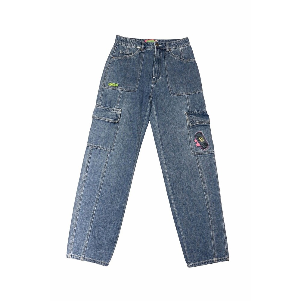 Empyre Women’s Size 6 Cargo Carpenter Skater Jeans Embroidered